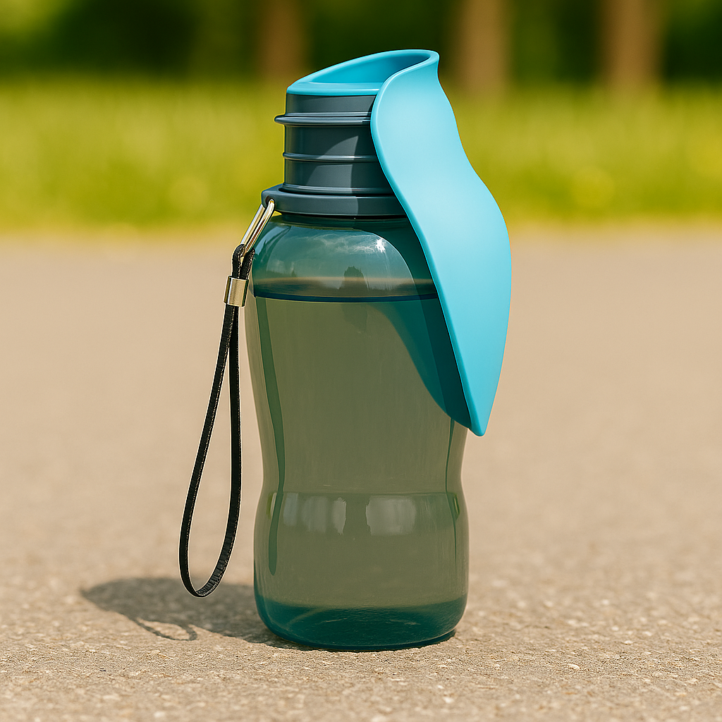 PupSip Leaf Light Blue – Pet Water Bottle
