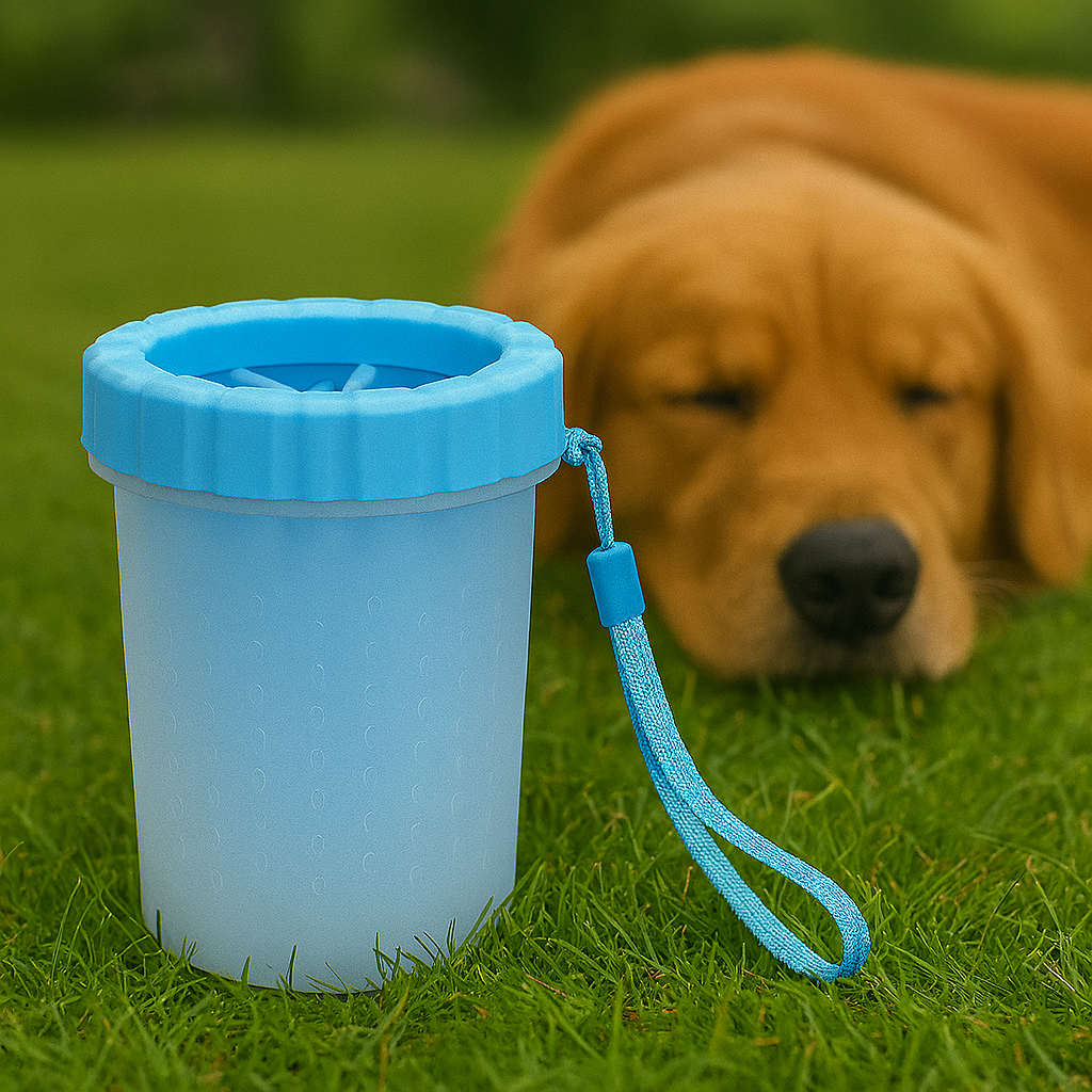 PawCup Blue – Dog Paw Washer