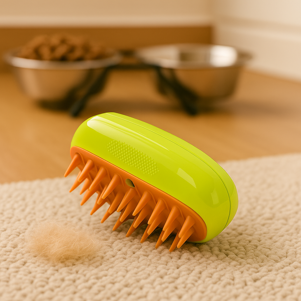 FurSteam – 3 in 1 Green Electric Brush