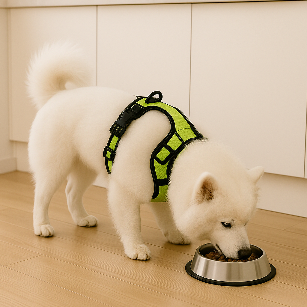 PupAir – Green Reflective Chest Vest