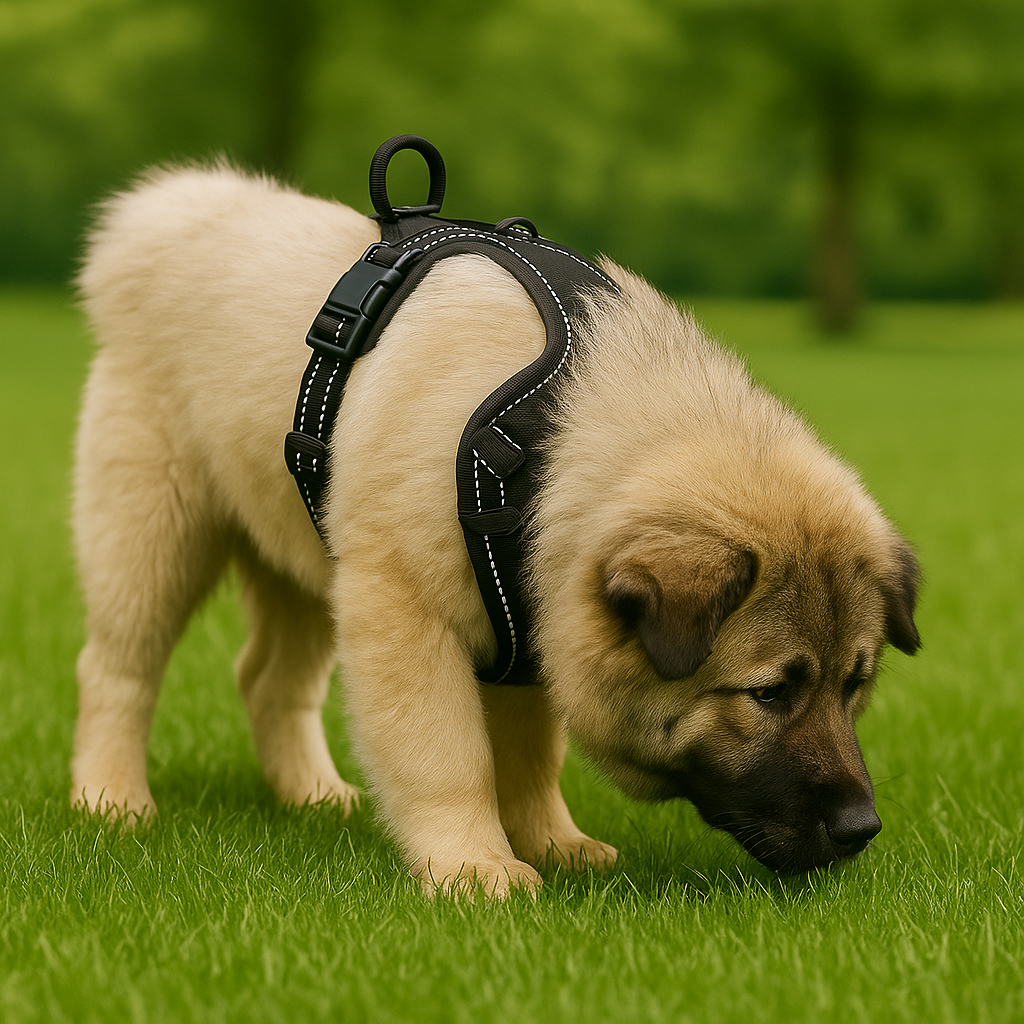 PupAir – Black Reflective Chest Vest