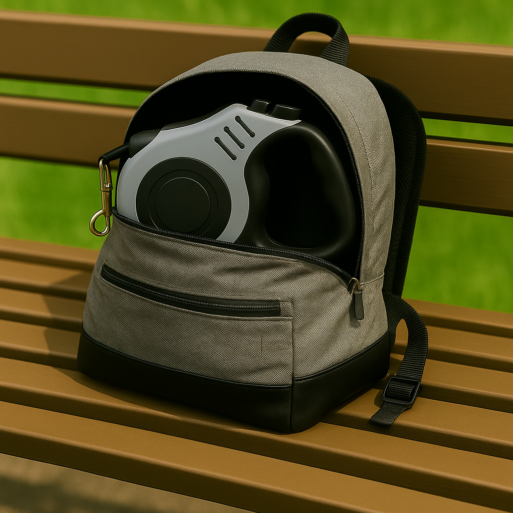 FlexiTrek – Gray Retractable Leash