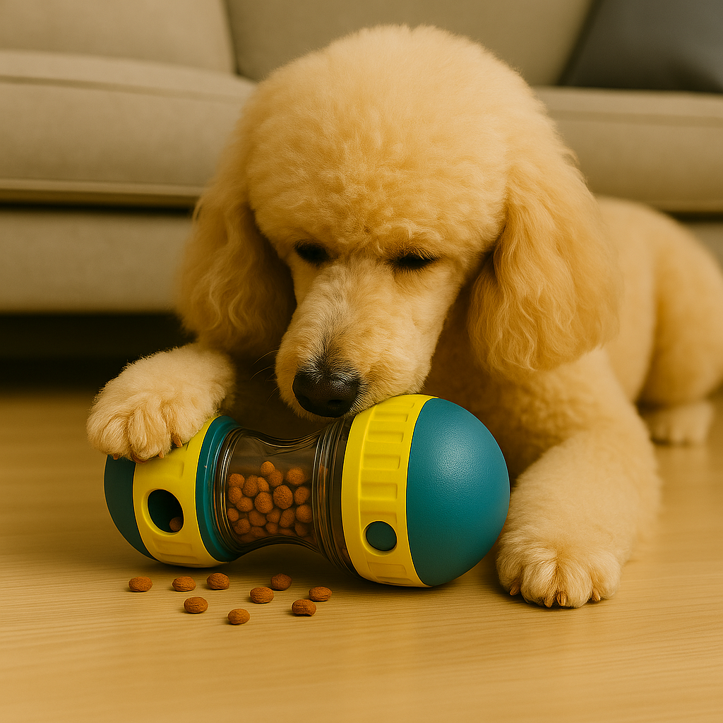 SnackRoller Yellow & Blue – Treat Toy