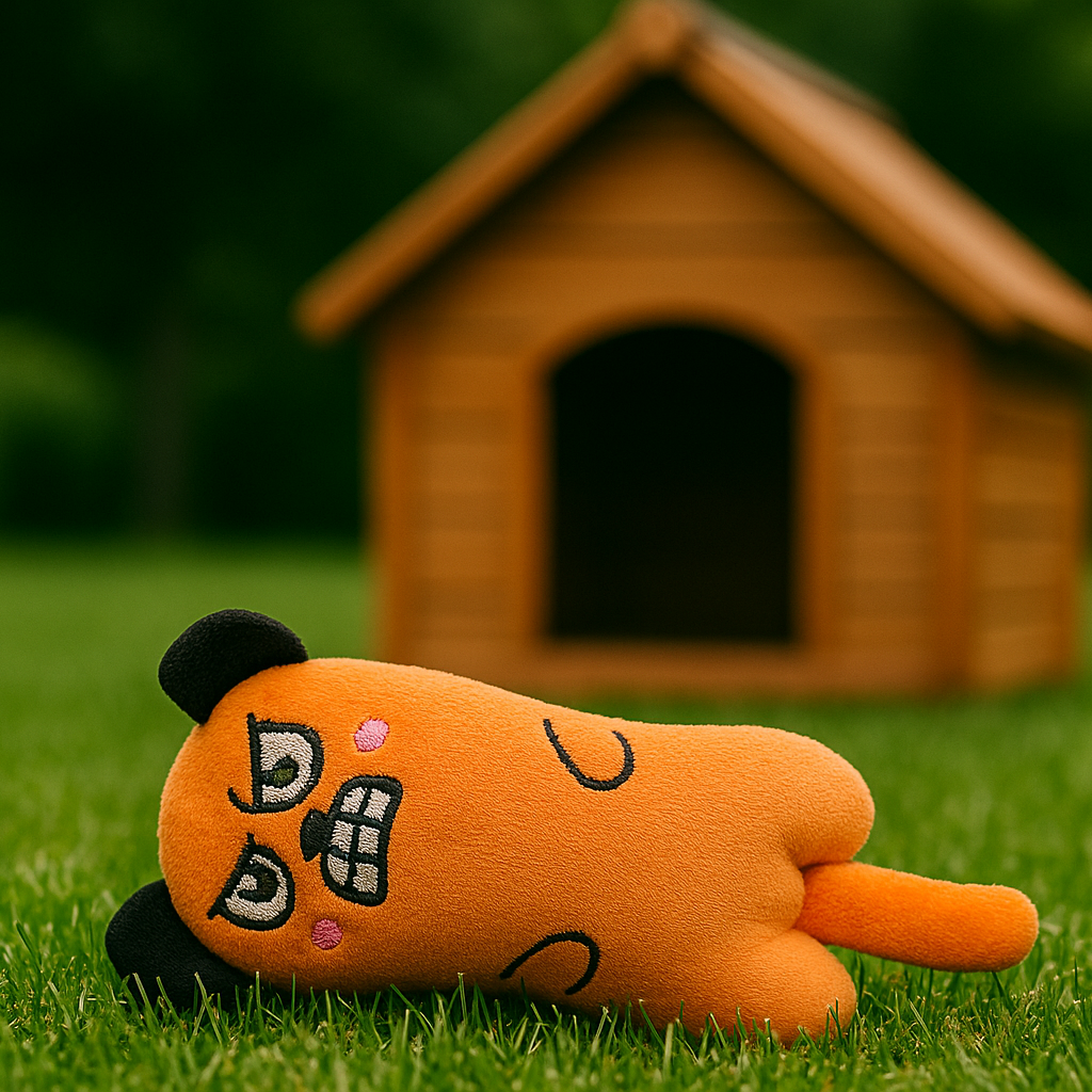 GrumpyPup Orange – Plush Toy