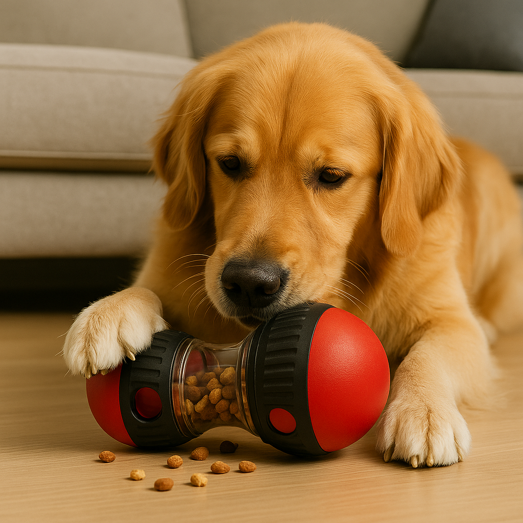 SnackRoller Red & Black – Treat Toy
