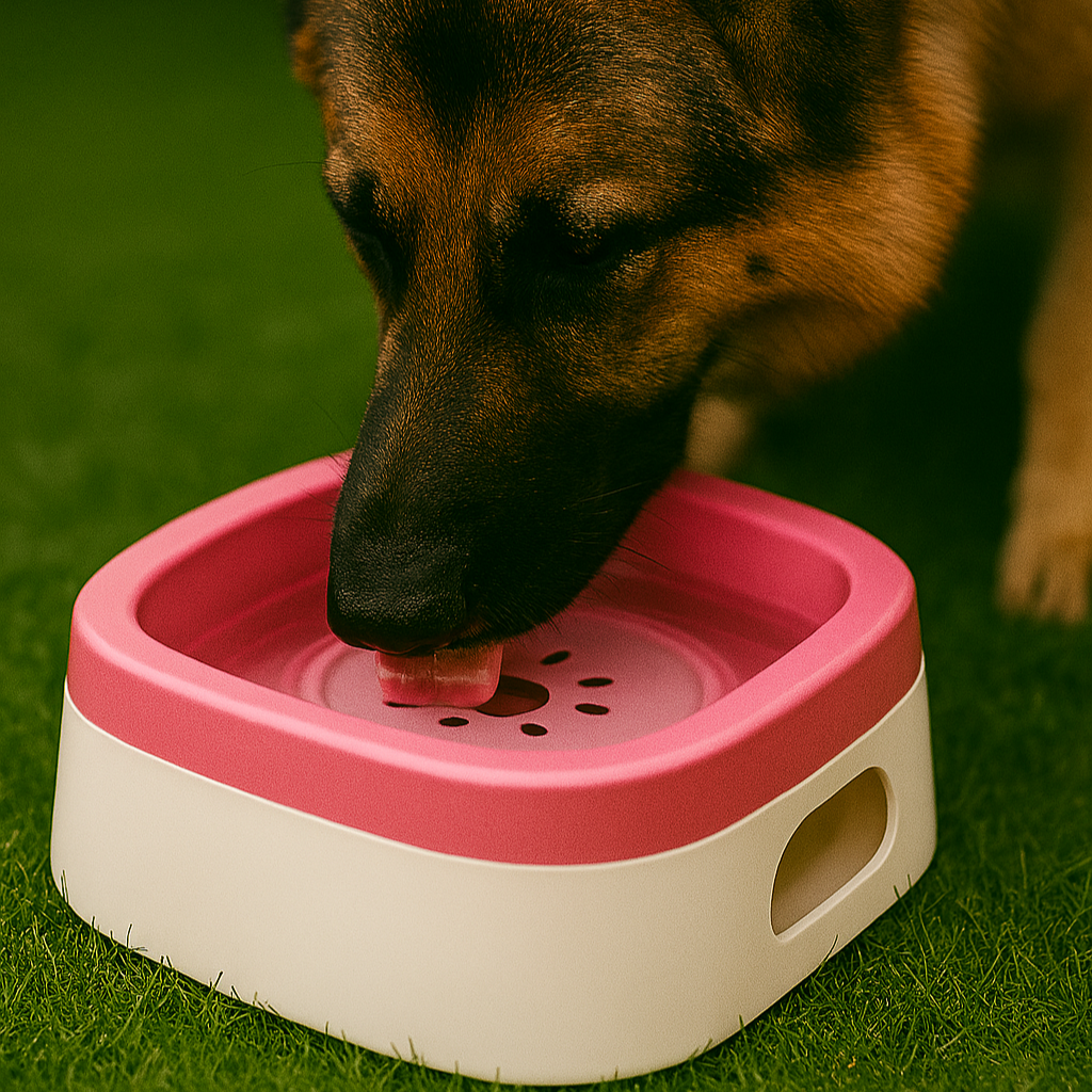 SplashGuard – Rose Anti Spill Water Bowl