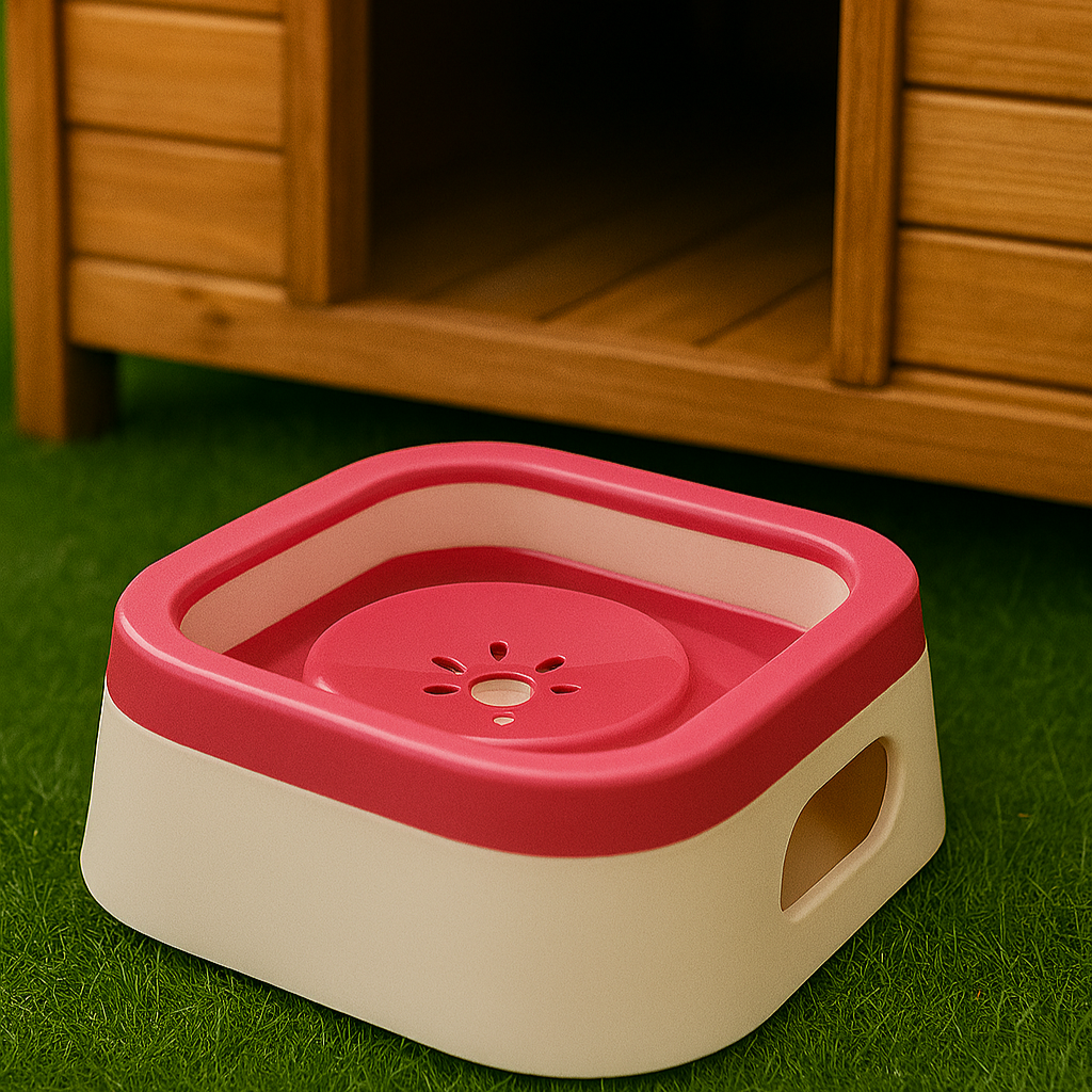 SplashGuard – Rose Anti Spill Water Bowl