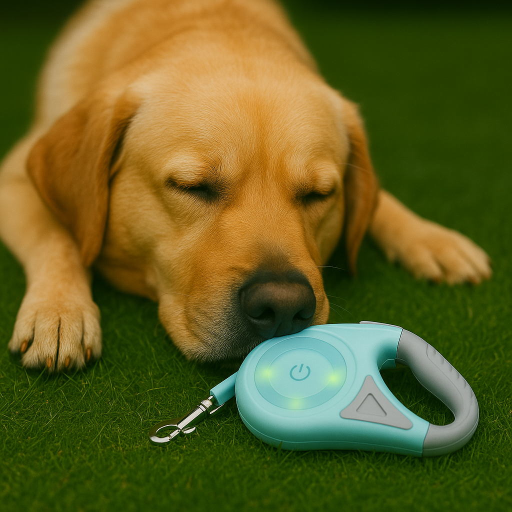 GlowGo Sky – LED Retractable Leash