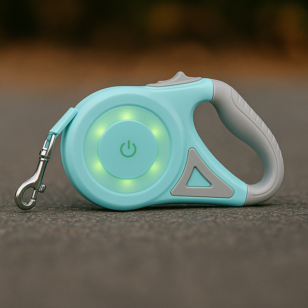 GlowGo Sky – LED Retractable Leash