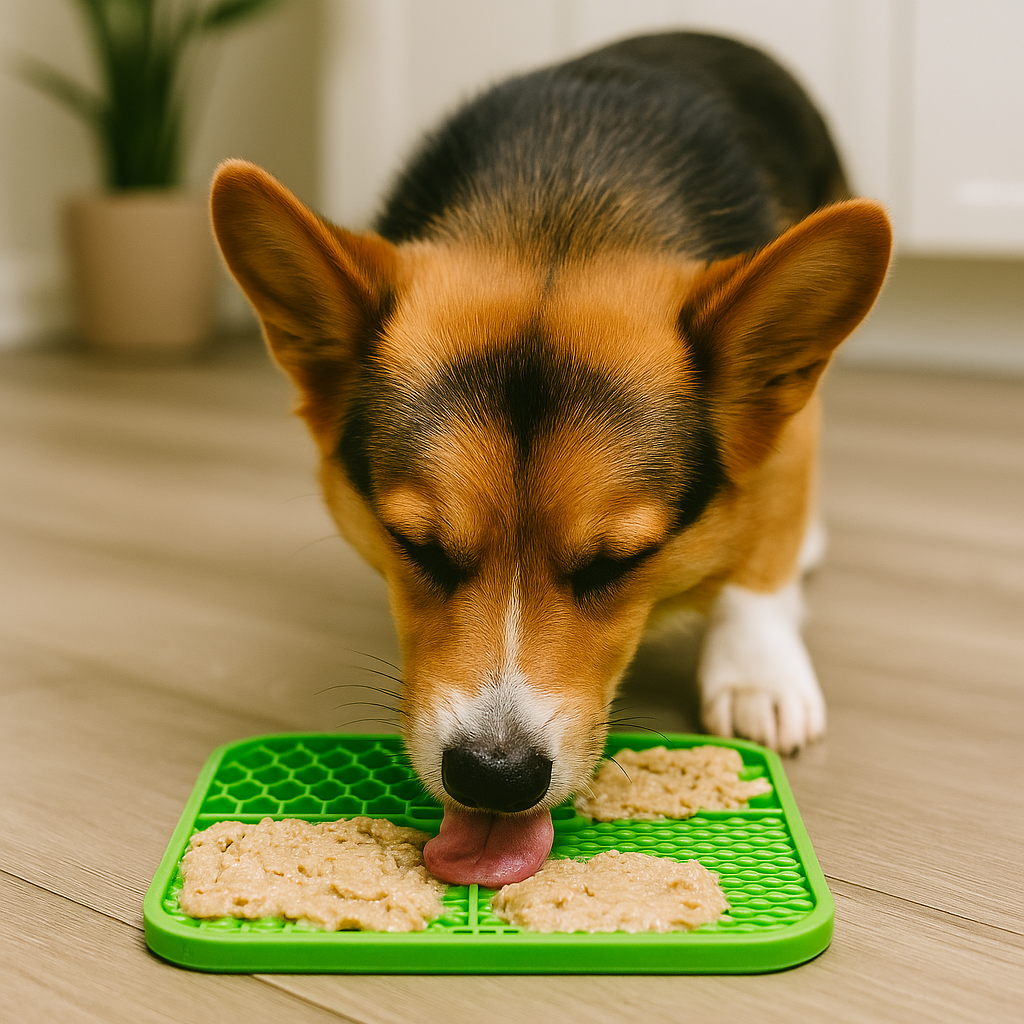 PupLick Green – Silicone Lick Mat