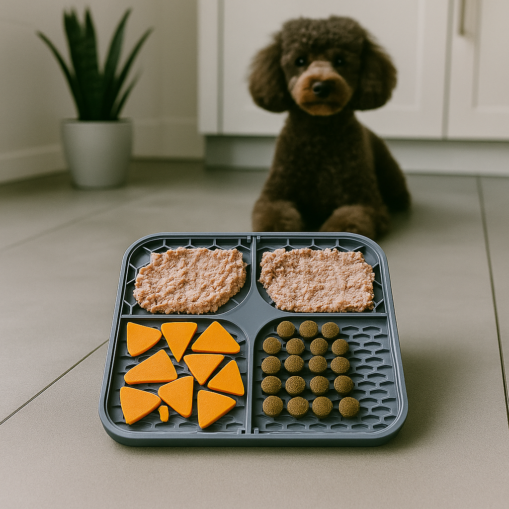 PupLick Gray – Silicone Lick Mat