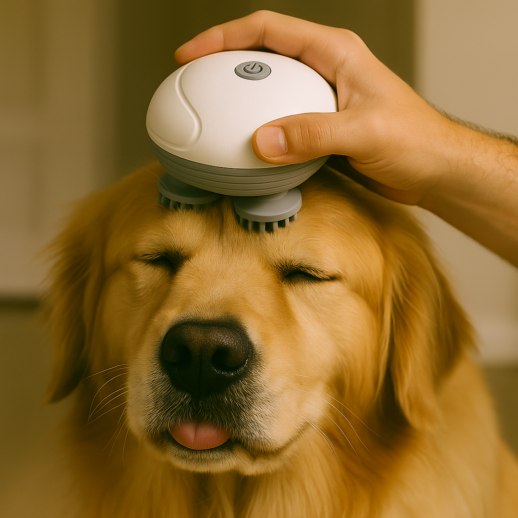Pawssage White – Pet Head Massager