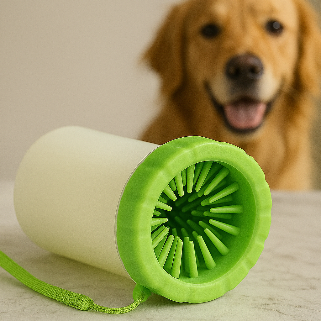PawCup Green – Dog Paw Washer