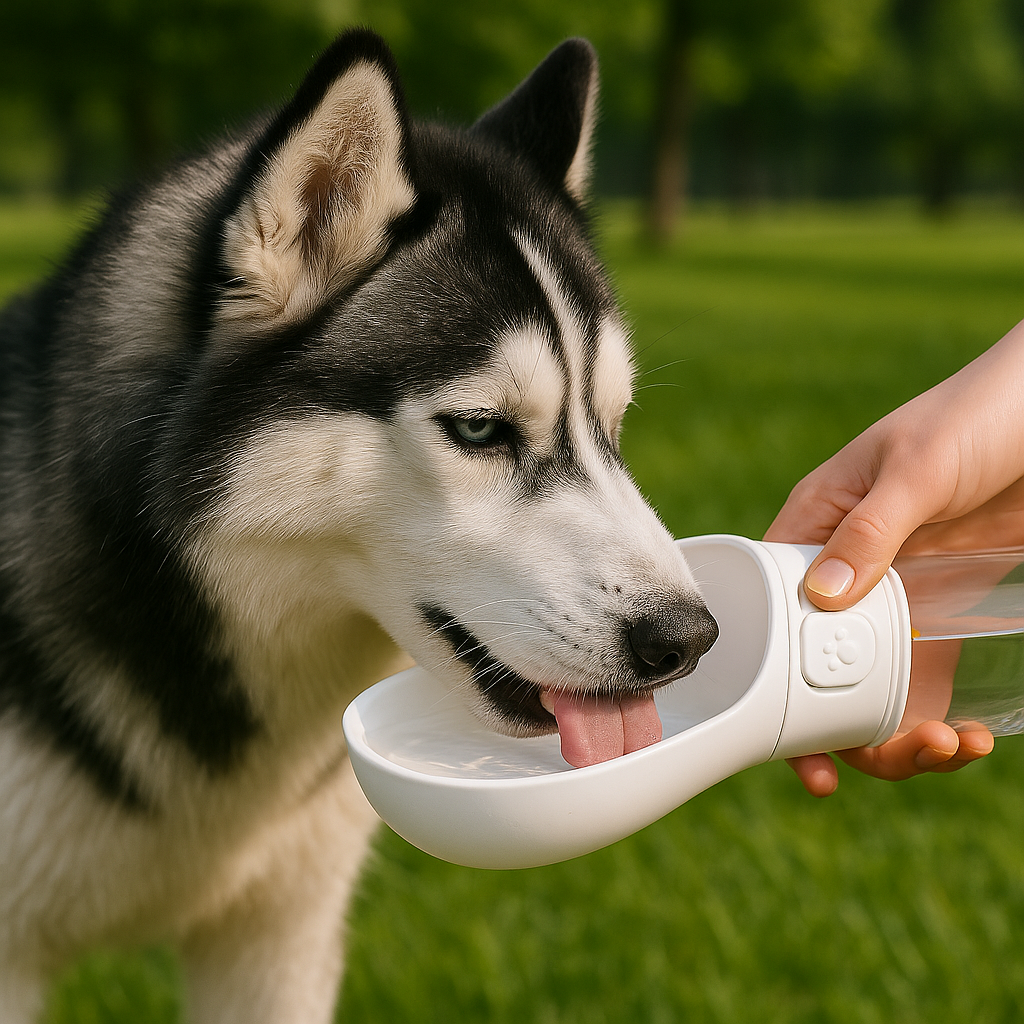 PupSip White – Dog Water Bottle