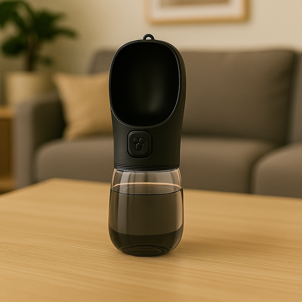 PupSip Black – Dog Water Bottle