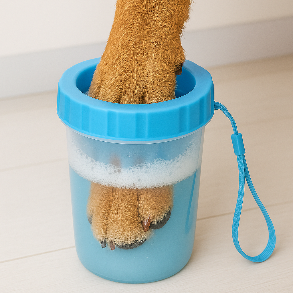 PawCup Blue – Dog Paw Washer
