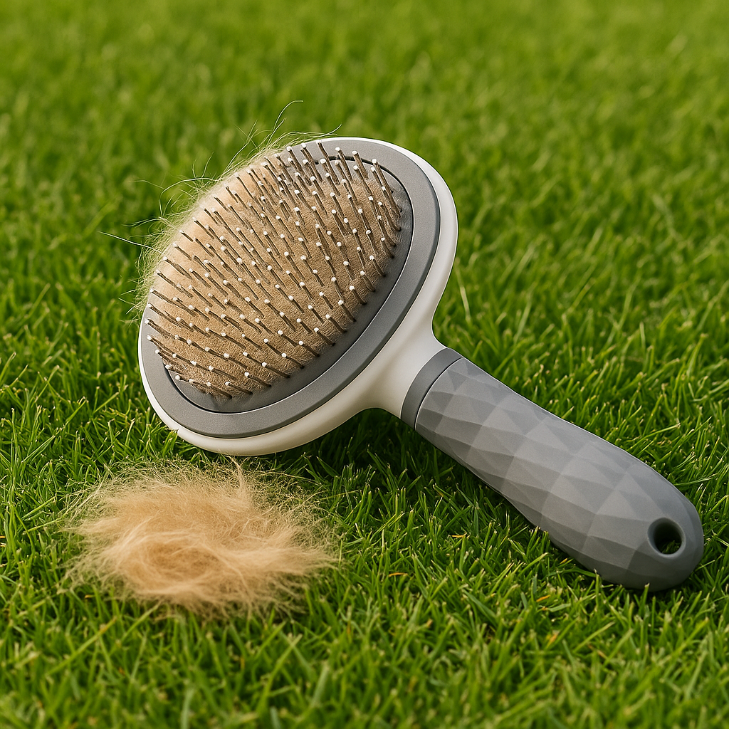 FurEase Gray – Pet Brush