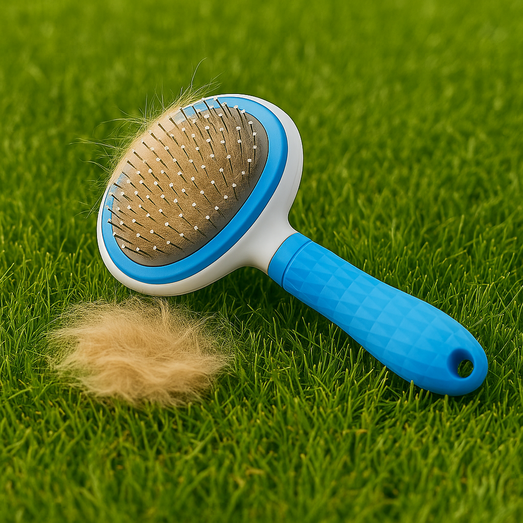 FurEase Blue – Pet Brush
