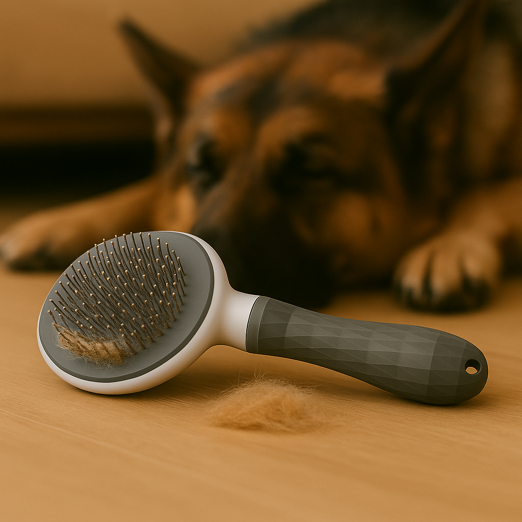 FurEase Gray – Pet Brush