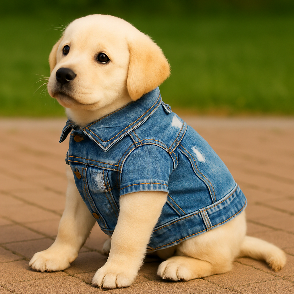 PupRider – Blue Denim Jacket