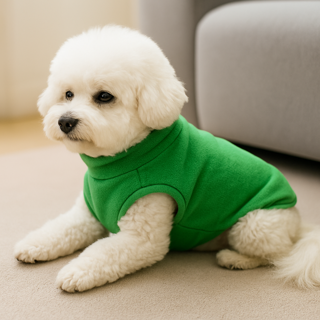 CozyPuff Green – Winter Vest