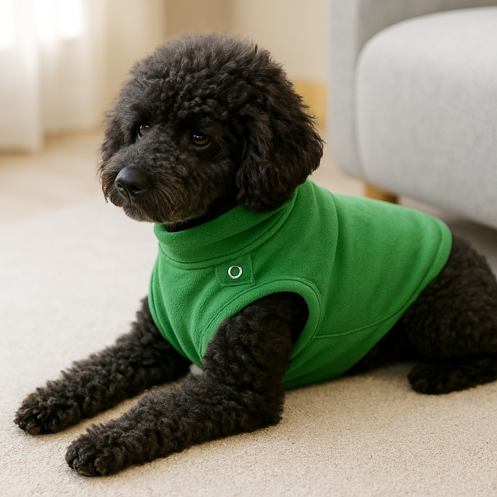 CozyPuff Green – Winter Vest