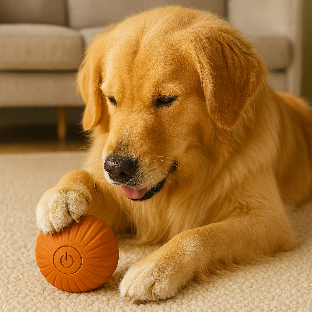 JumpBall – Smart Dog Toy (Orange)