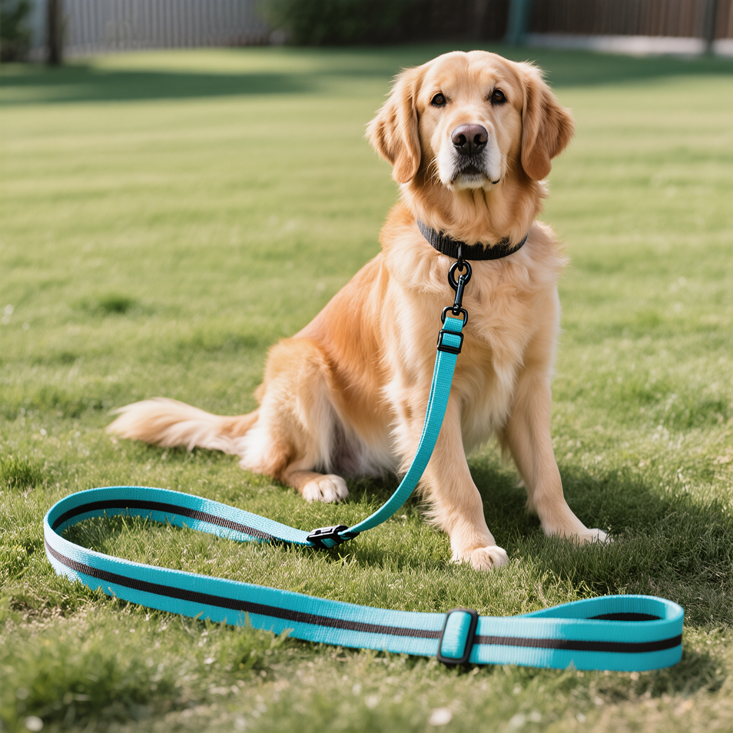 Trainie Turquoise&Black – Training Dog Leash