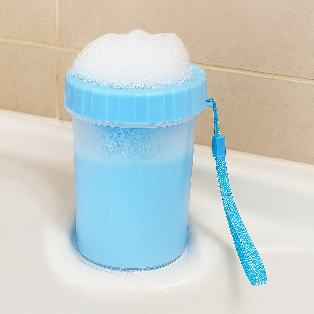 PawCup Blue – Dog Paw Washer
