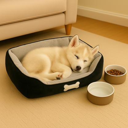 SoftiePod Bony – Plush Dog Sofa Bed