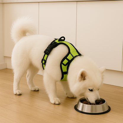 PupAir – Green Reflective Chest Vest