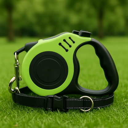 FlexiTrek – Green Retractable Leash