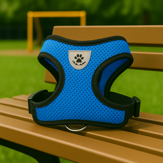 PupSafe – Blue Reflective Harness & Leash Set
