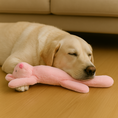 Pink Bunny – Plush Dog Toy