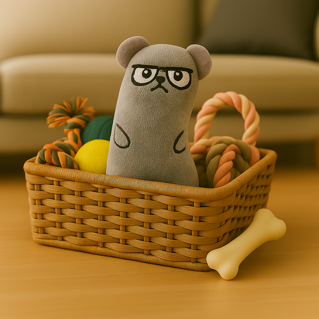 GrumpyPup – Tough Plush Toy