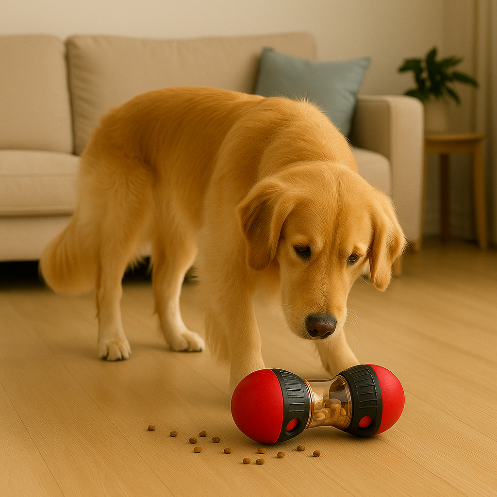 SnackRoller Red & Black – Treat Toy