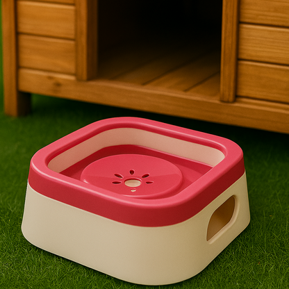 SplashGuard – Rose Anti Spill Water Bowl