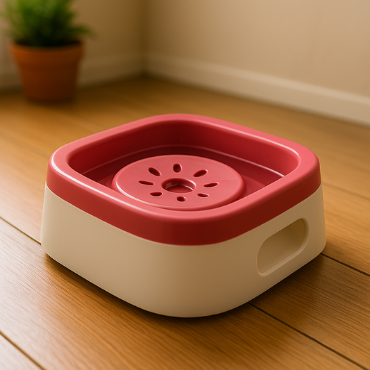 SplashGuard – Rose Anti Spill Water Bowl
