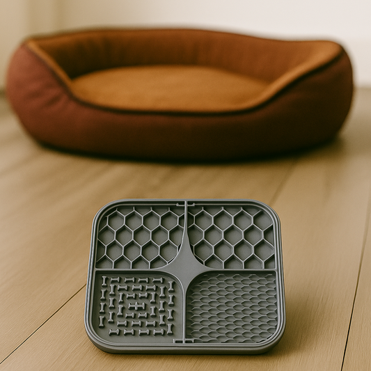 PupLick Gray – Silicone Lick Mat