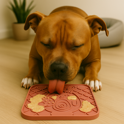 PupLick Red – Silicone Lick Mat
