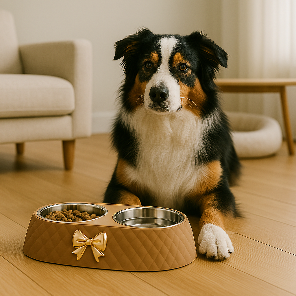 BowtieFeast Brown – Double Bowl