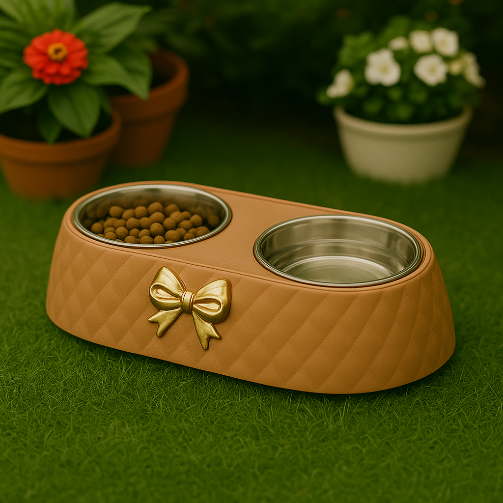 BowtieFeast Brown – Double Bowl