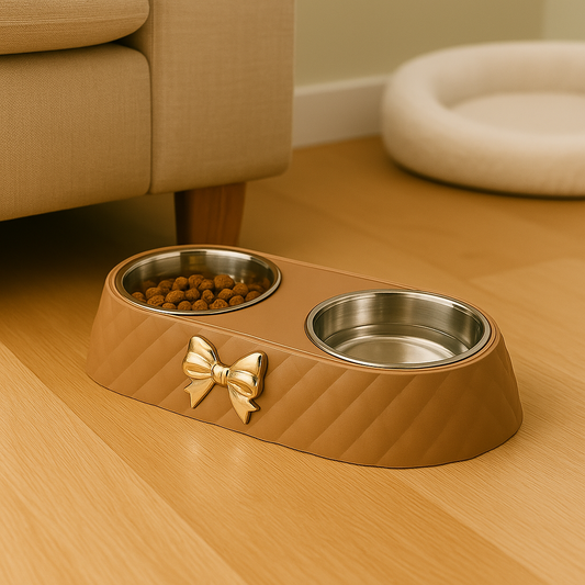 BowtieFeast Brown – Double Bowl