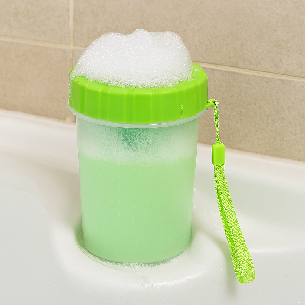 PawCup Green – Dog Paw Washer