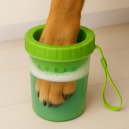 PawCup Green – Dog Paw Washer