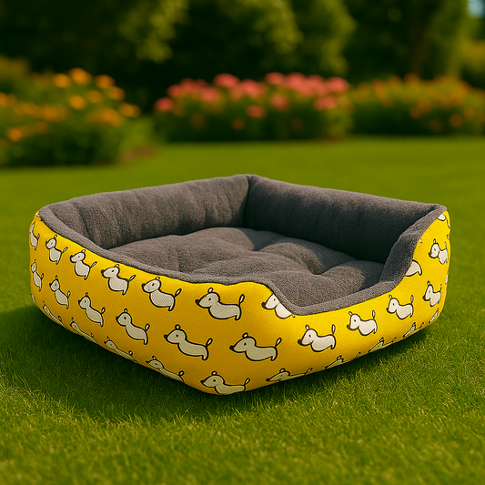 SoftiePod Ducky – Plush Dog Sofa Bed