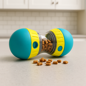SnackRoller Yellow & Blue – Treat Toy