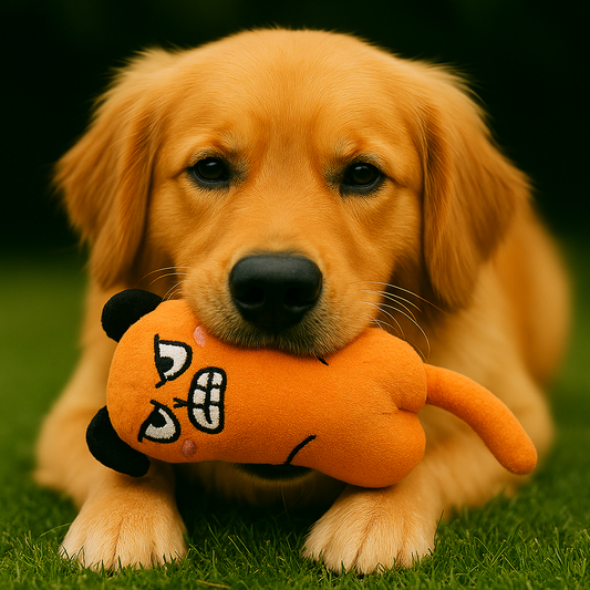 GrumpyPup Orange – Plush Toy