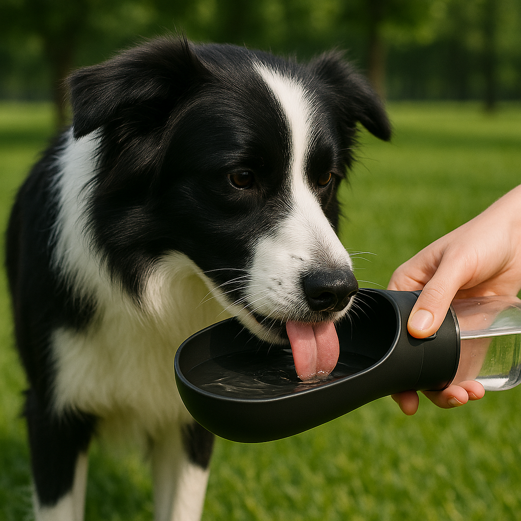 PupSip Black – Dog Water Bottle