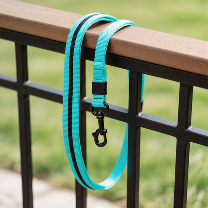 Trainie Turquoise&Black – Training Dog Leash